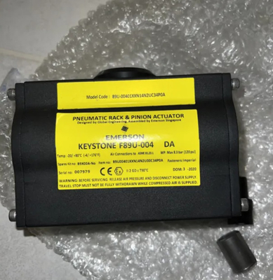 Emerson Pneumatic drive KEYSTONE F89E-004 DA Pneumatic Actuator Double Acting In Stock