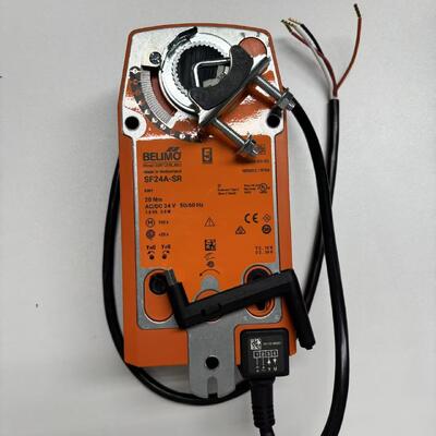 Belimo SF24A-SR rotary actuator with mechanical fail-safe function