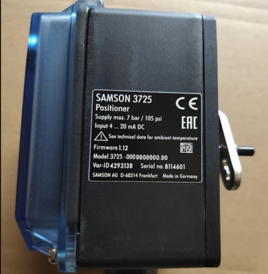 3725 Model Electropneumatic Positioner with 4 to 20 mA Signal for Control Valves