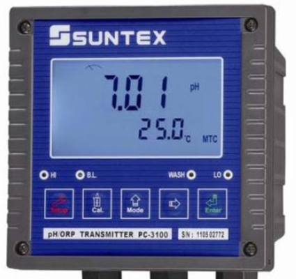 SUNTEX PC-3100 PC-3100RS PC-3310 PC-3310RC Microcomputer pH/ORP Transmitter