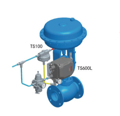 TS100 Control Valve Volume Booster 0.4-0.7MPa Pneumatic Valve Positioner