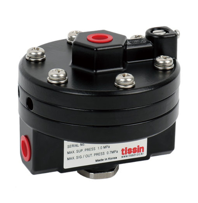 TS100 Control Valve Volume Booster 0.4-0.7MPa Pneumatic Valve Positioner