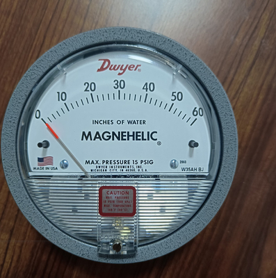 Dwyer USA Model 2060 Magnehelic Gage Differential Pressure Gauge 0-60 Inch WC