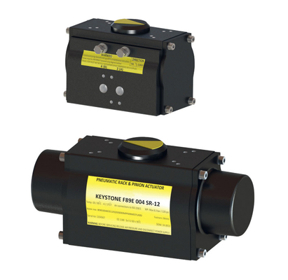 Emerson Pneumatic drive KEYSTONE F89E-004 DA Pneumatic Actuator Double Acting In Stock
