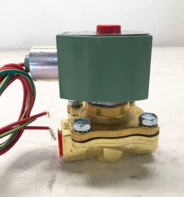 ASCO 8210G056-120/60 Brass Body Pilot Operated General Service Solenoid Valve 1-1/2'' Pipe Size, 2-Way Normally Closed,
