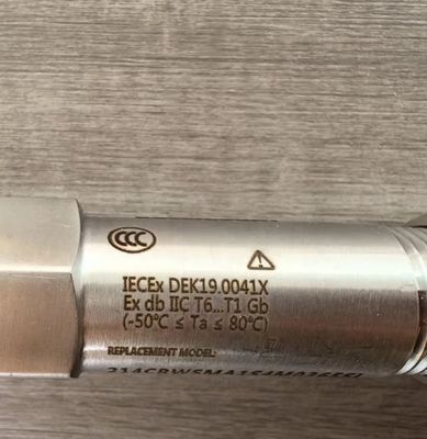 Emerson Rosemounte 214C RTD Temperature Sensor with IP55 Stainless Steel Housing and 1000 MΩ Insulation Resistance