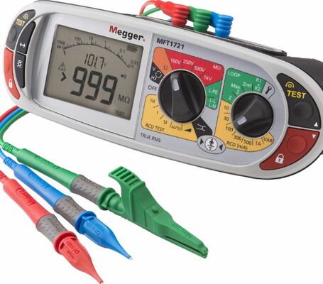 Megger MFT1721 Multifunction Installation Tester for Comprehensive Electrical Testing