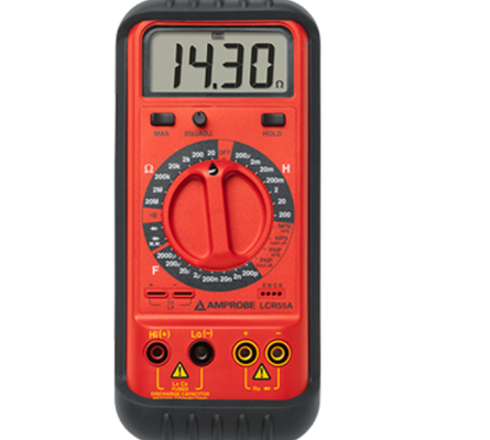 FLUKE Amprobe LCR55A 휴대용 LCR 미터 인덕턴스, 커패시턴스, 저항, 트랜지스터, 다이오드 및 마이크로파 다이오드를 측정합니다.